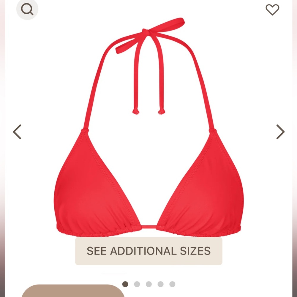 SKIMS Triangle Bikini Top